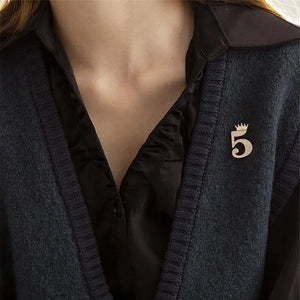 Crystal Camellia Brooches Hijab Pin Girls Gift Accessories