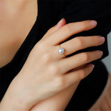 Adjustable Crown Ring Base Mounting for Pearl Beads