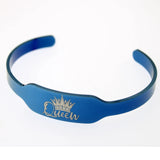 Crown Queen Bangles Stainless Steel Cuffs High Polish Bracelet