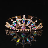 Crystal Crown Queen Wedding Tiara Bride Headpiece