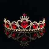 Crystal Crown Queen Wedding Tiara Bride Headpiece