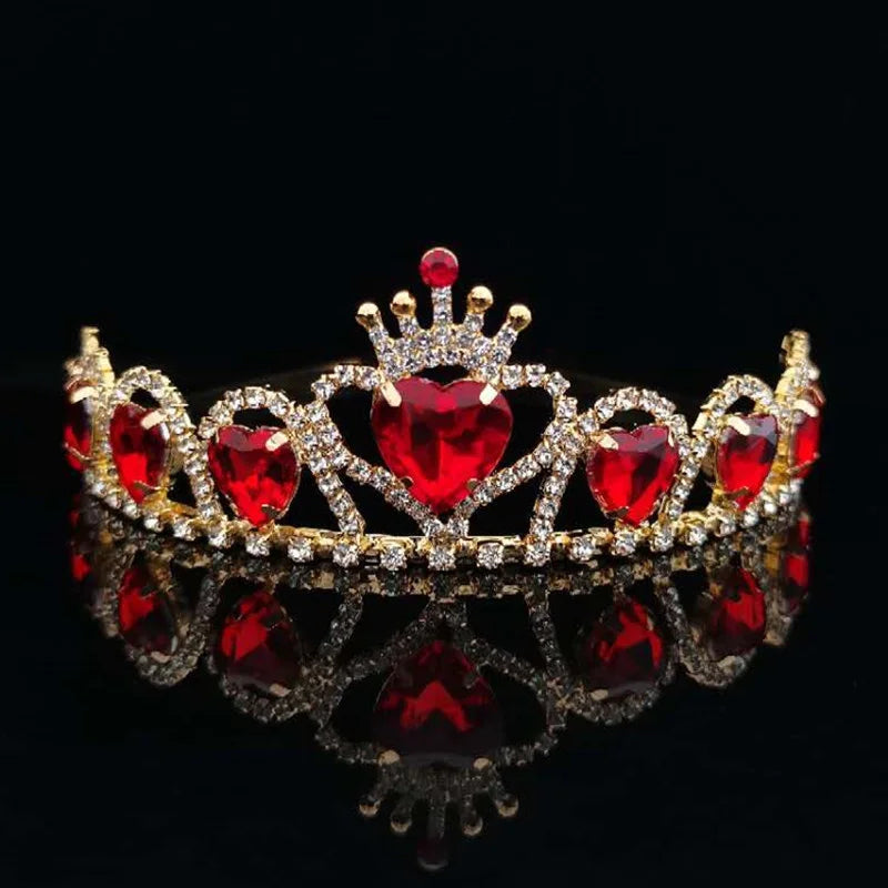 Crystal Crown Queen Wedding Tiara Bride Headpiece