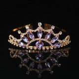 Crystal Crown Queen Wedding Tiara Bride Headpiece