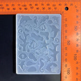 Crown Resin Mold Shaker Filler Silicone Quicksand Mold Jewelry Making