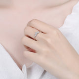 Zircon Stone Crown Ring for Women Girls - Christmas Gift