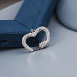 Crown Shape Clasps Hooks Copper Micro Pave Zirconia Jewelry Making