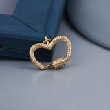 Crown Shape Clasps Hooks Copper Micro Pave Zirconia Jewelry Making