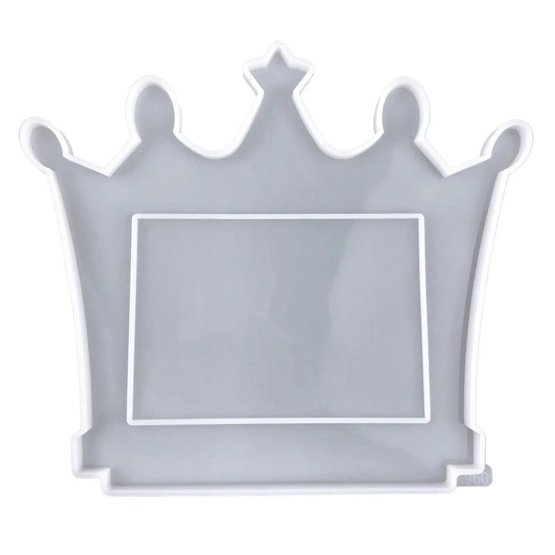 Crown Shape Photo Frame Silicone Mold DIY Jewelry Making