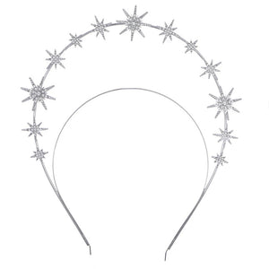 Crown Star Goddess Crown Headband Alloy Wedding Accessories