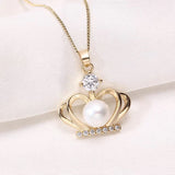 Crown Style Pendant Mount Base for 8-9mm Pearls Stones Beads
