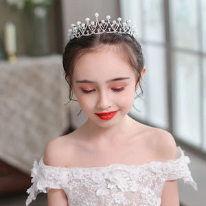 Girl Birthday Crown Kids Tiara Catwalk Show Hair Band