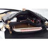 Crown PU Leather Snap Button Jewelry Bag For Women