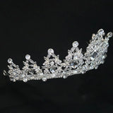 Crystal Alloy Bridal Tiara Hair Crown Queen Party Crowns