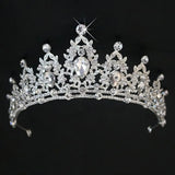 Crystal Alloy Bridal Tiara Hair Crown Queen Party Crowns