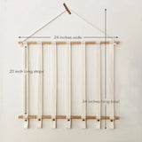 Wood Hair Bow Headband Organizer Storage Hanging Ribbon