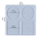 Silicone Agate Coaster Mold for Resin Casting DIY Jewelry Making