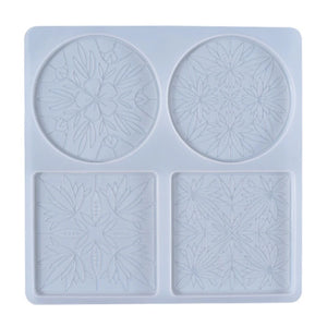 Silicone Agate Coaster Mold for Resin Casting DIY Jewelry Making