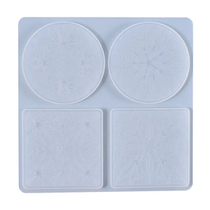 Silicone Agate Coaster Mold for Resin Casting DIY Jewelry Making
