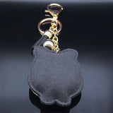 Crystal Owl Keychain Nighthawk Key Ring Rhinestone Car Bag Accessories