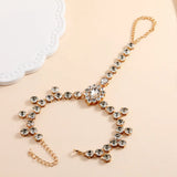 Crystal Anklets Beach Sandals Bridal Wedding CZ Anklet Barefoot