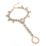 Crystal Anklets Beach Sandals Bridal Wedding CZ Anklet Barefoot
