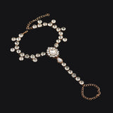 Crystal Anklets Beach Sandals Bridal Wedding CZ Anklet Barefoot