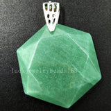 Aventurine Tigers Eye Pendant Bead WFH396