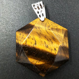 Aventurine Tigers Eye Pendant Bead WFH396