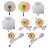 Crystal Ball LED Night Lights Home Decor Silicone Mold