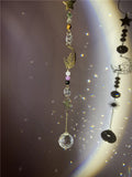 Crystal Ball Suncatcher Moon Stars Angel Girls Windows Hanging Decor