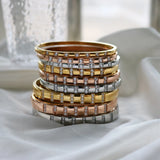 Crystal Bangle Bracelets Stainless Steel for Women Bangle Bracelet