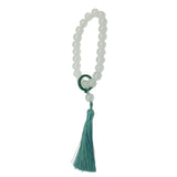 Crystal Beaded Bracelet with Tassel Gemstones Handheld Bracelet