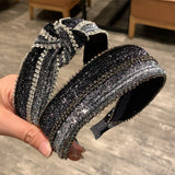Crystal Beaded Hair Band Headwear Girl Women Hair Accessories
