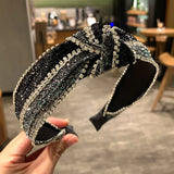 Crystal Beaded Hair Band Headwear Girl Women Hair Accessories
