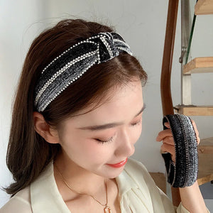 Crystal Beaded Hair Band Headwear Girl Women Hair Accessories