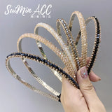 Crystal Beaded Hair Band Headwear Pearl Flower Headband