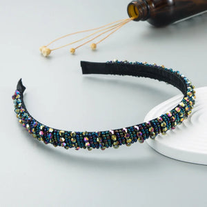 Crystal Beaded Headbands For Women Luxxury Hairbands