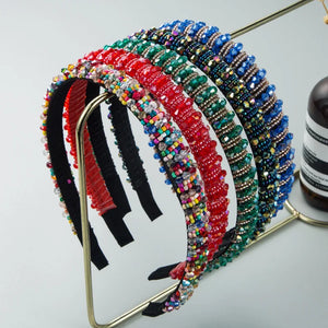 Crystal Beaded Headbands For Women Luxxury Hairbands