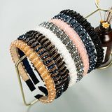 Crystal Beaded Headbands For Women Luxxury Hairbands