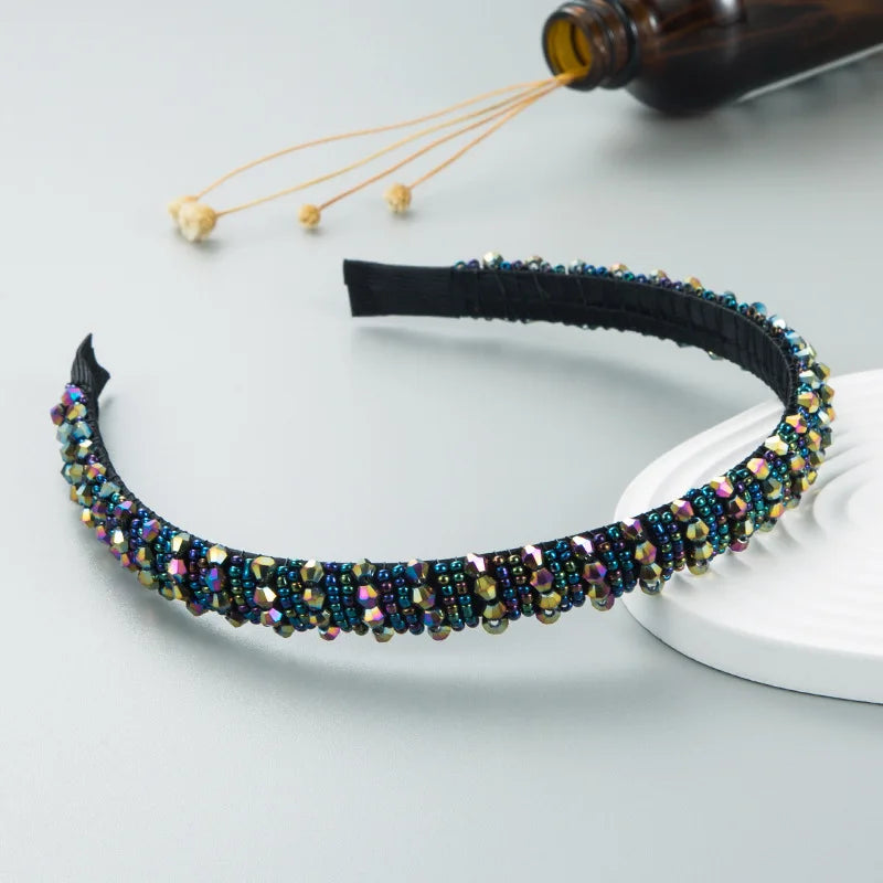 Crystal Beaded Headbands For Women Luxxury Hairbands