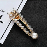 Crystal Beads Hairpin Women Clip Hair Accessories Girl's Head Jewelry