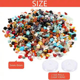 Natural Crystal Gravel Beads Set for DIY Jewelry Making