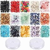 Natural Crystal Gravel Beads Set for DIY Jewelry Making