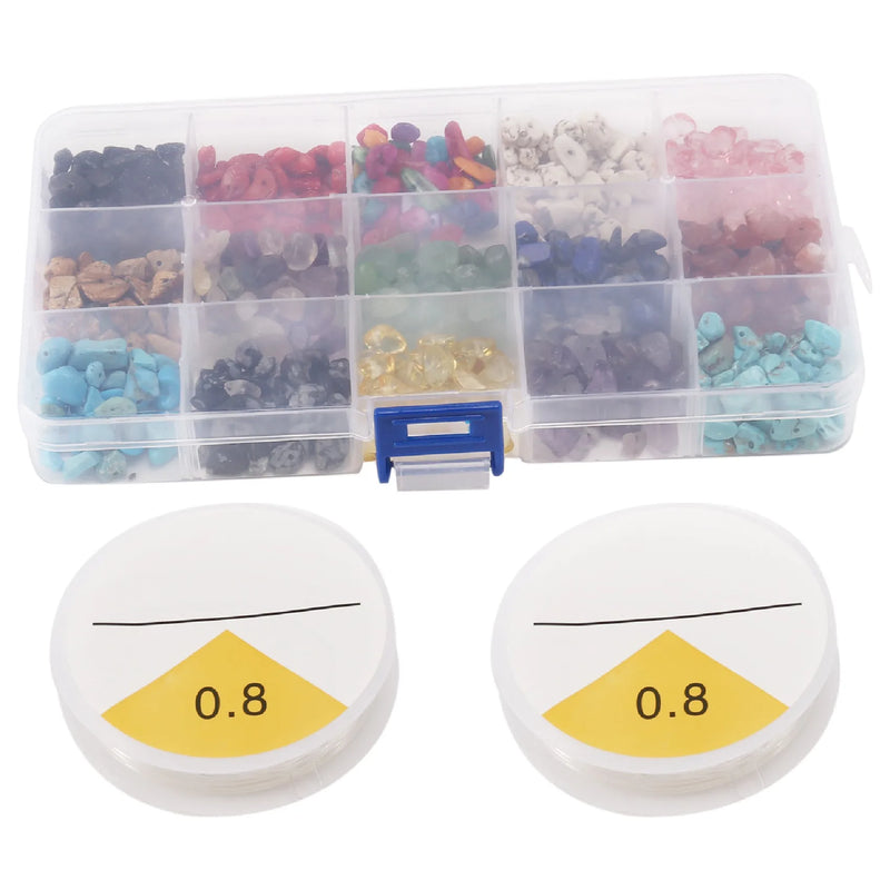 Natural Gravel Beads Set for DIY Jewelry Making