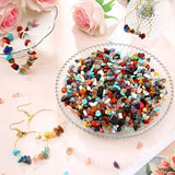 Natural Crystal Gravel Beads Set for DIY Jewelry Craft Making
