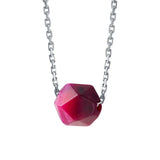 Crystal Beads Necklace Sterling Silver 925 Stone