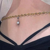Crystal Belly Button Rings Navel Ring Zircon Drop Dangle Body Piercing