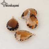 Crystal Birthstones Water Drop Charms for Memory Locket