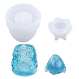 Crystal Box Resin Jewelry Mold DIY Epoxy Casting Silicone Storage Container