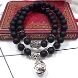 Crystal Kitten Oil Leaf Multilayer Bracelet for Women